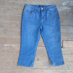 GUC d.jeans High Rise Capri Faded Jeans Size 10